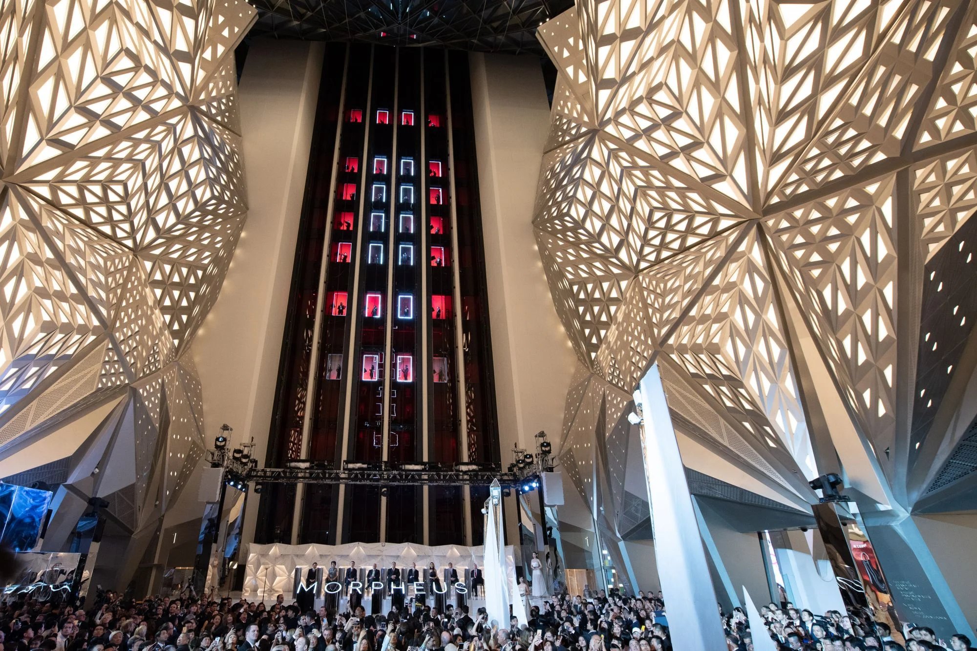 Opening night in the atrium, June 2018